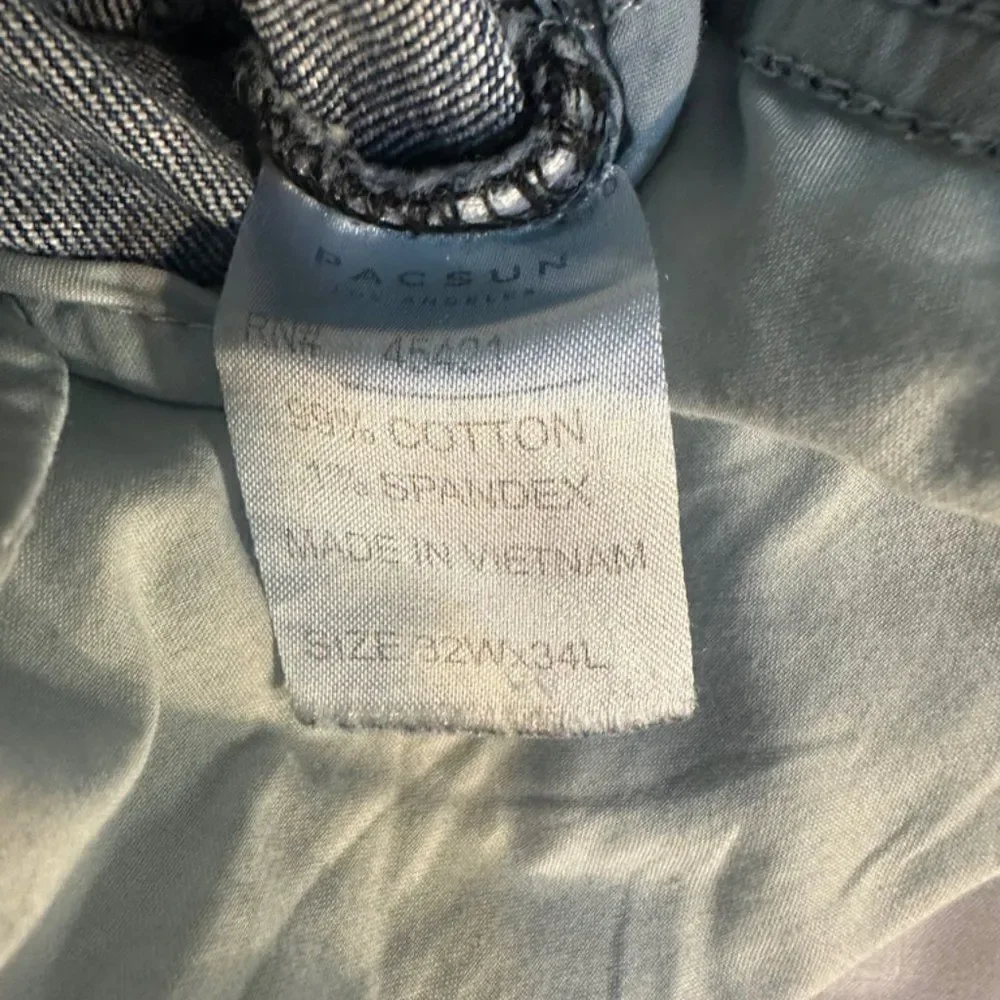 Pacsun Jeans Waist 32 Inseam 34 Inches
